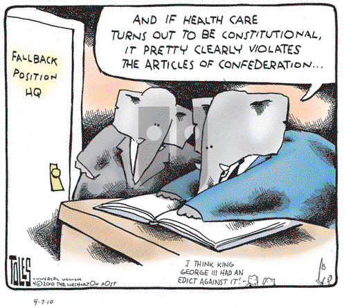 Tom Toles - Wednesday April 7, 2010 Comic Strip