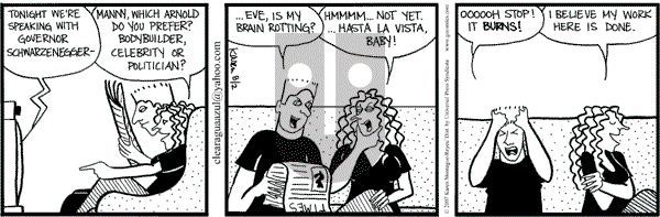 Clear Blue Water on Thursday August 2, 2007 Comic Strip