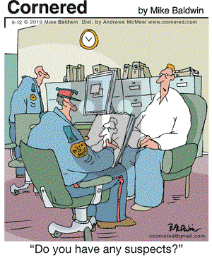 Cornered on Thursday September 12, 2019 Comic Strip