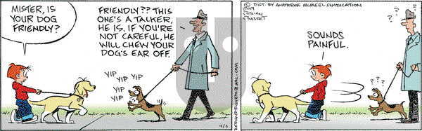 Red and Rover on Friday April 5, 2019 Comic Strip