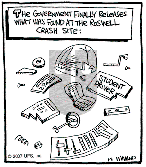Reality Check on Wednesday January 3, 2007 Comic Strip