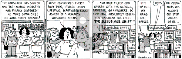 Cathy Classics on Friday October 6, 1995 Comic Strip
