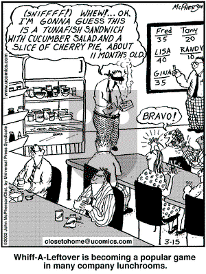 Close to Home on Friday March 15, 2002 Comic Strip