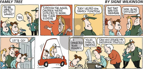 Family Tree on Sunday March 16, 2025 Comic Strip