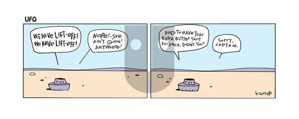 UFO on Tuesday April 22, 2025 Comic Strip