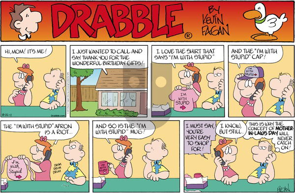 Drabble on Sunday August 26, 2012 Comic Strip