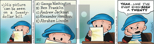 Nancy on Wednesday February 11, 2009 Comic Strip