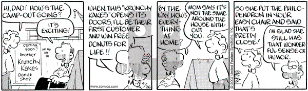 Drabble on Thursday September 26, 2002 Comic Strip