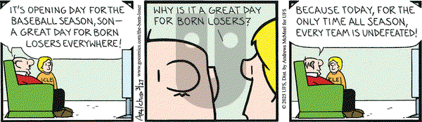 The Born Loser on Thursday March 27, 2025 Comic Strip