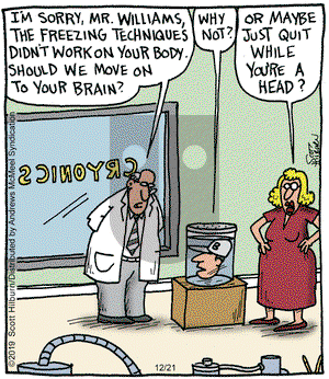 The Argyle Sweater on Saturday December 21, 2019 Comic Strip