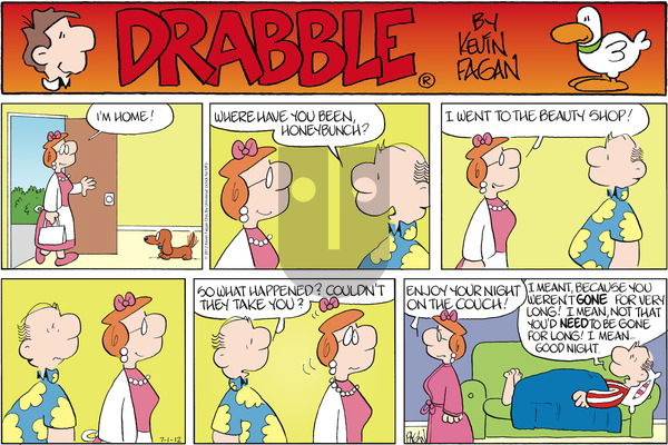 Drabble - Sunday July 1, 2012 Comic Strip