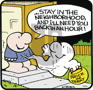 Ziggy on Wednesday October 31, 2018 Comic Strip