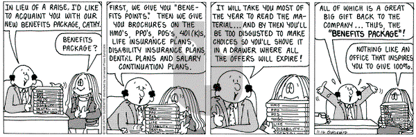 Cathy Classics on Saturday November 16, 1996 Comic Strip