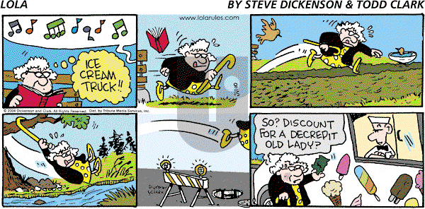 Lola on Sunday August 15, 2004 Comic Strip
