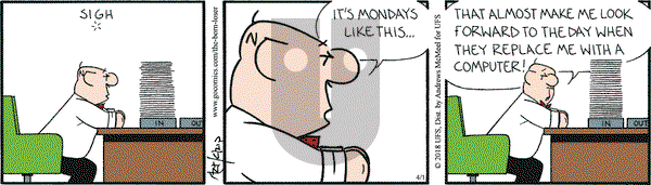The Born Loser on Monday April 1, 2024 Comic Strip