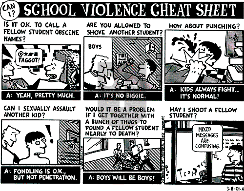 Ted Rall on Thursday July 5, 2001 Comic Strip