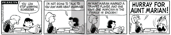 Peanuts on Friday January 25, 1963 Comic Strip