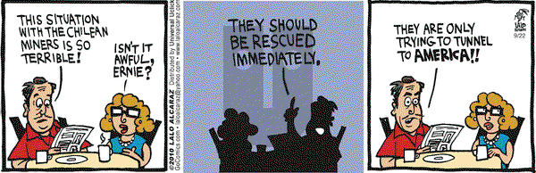 La Cucaracha on Wednesday September 22, 2010 Comic Strip