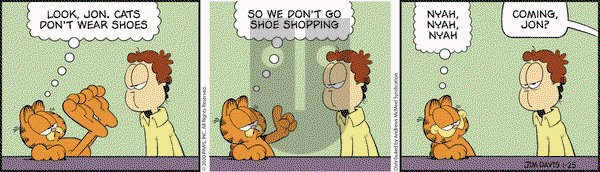 Garfield on Saturday January 25, 2020 Comic Strip