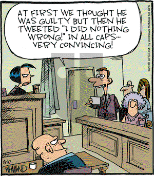 Reality Check on Saturday August 10, 2019 Comic Strip