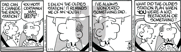 Drabble on Saturday March 22, 1997 Comic Strip