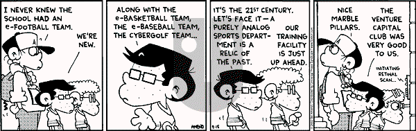 FoxTrot on Friday September 15, 2000 Comic Strip