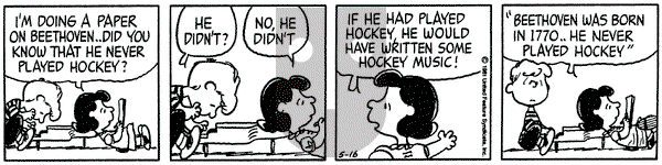 Peanuts on Saturday May 16, 1981 Comic Strip