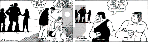 Alley Oop on Monday August 1, 2005 Comic Strip