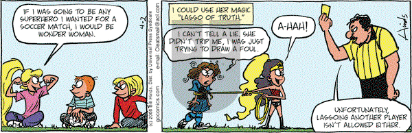 Cleats on Wednesday April 2, 2008 Comic Strip