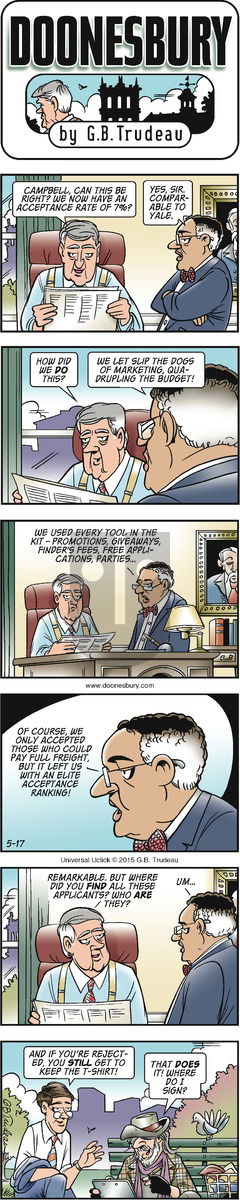 Doonesbury on Sunday May 17, 2015 Comic Strip