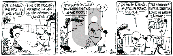 The Duplex on Wednesday April 22, 1998 Comic Strip
