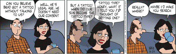 Luann on Friday August 29, 2008 Comic Strip