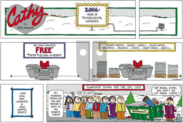 Cathy Classics on Wednesday January 25, 2006 Comic Strip