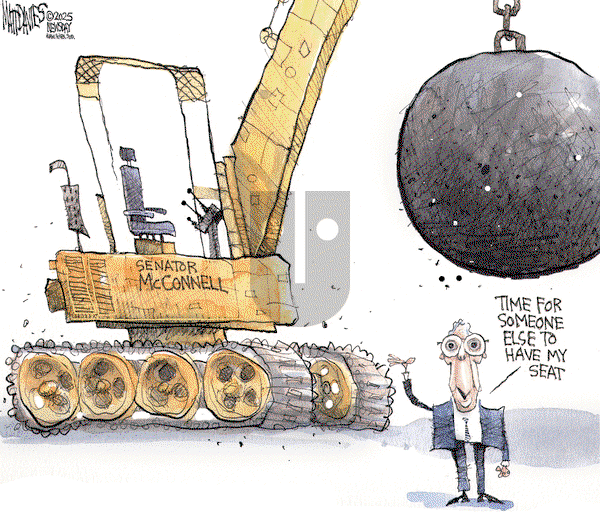 Matt Davies on Friday February 21, 2025 Comic Strip