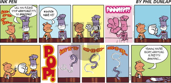 Ink Pen on Sunday February 6, 2011 Comic Strip