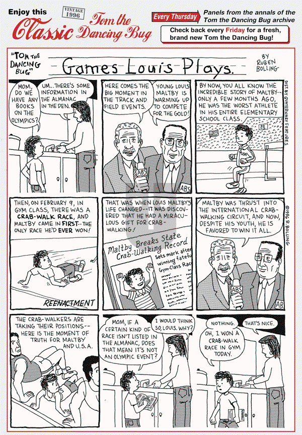 Tom the Dancing Bug on Thursday June 2, 2016 Comic Strip