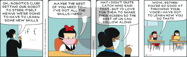 Nancy on Friday April 23, 2021 Comic Strip