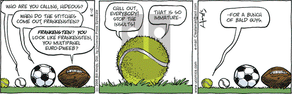 Cleats on Friday February 10, 2006 Comic Strip