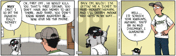 Get Fuzzy on Thursday June 5, 2003 Comic Strip