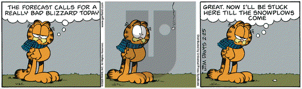 Garfield on Friday February 25, 2005 Comic Strip