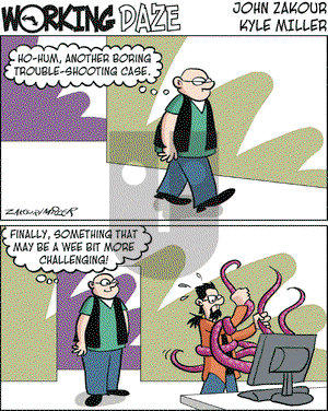 Working Daze on Monday November 13, 2006 Comic Strip