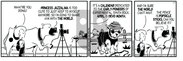 Cow and Boy Classics on Friday February 17, 2006 Comic Strip