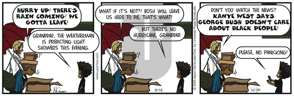 The Boondocks on Friday September 16, 2005 Comic Strip