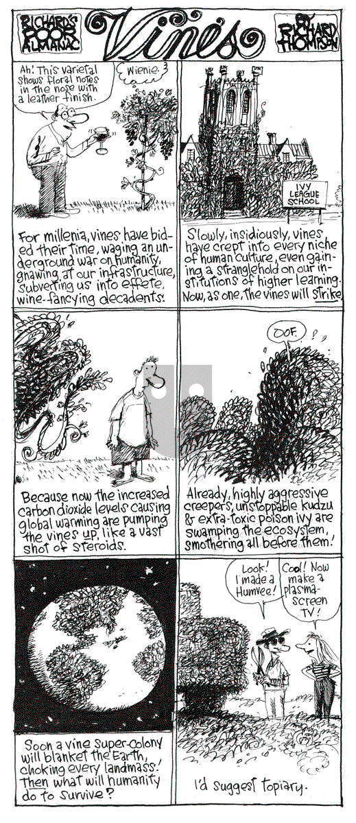 Richard's Poor Almanac on Friday October 2, 2015 Comic Strip