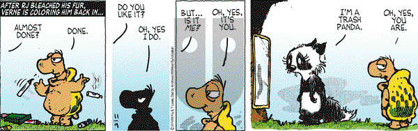 Over the Hedge on Friday November 9, 2018 Comic Strip