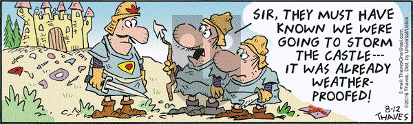 Frank and Ernest on Friday August 12, 2016 Comic Strip