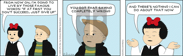 Nancy on Saturday June 20, 2020 Comic Strip