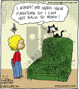 Kit 'N' Carlyle on Tuesday February 1, 2011 Comic Strip