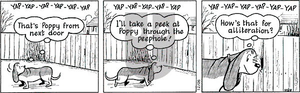 Fred Basset on Saturday December 6, 2003 Comic Strip