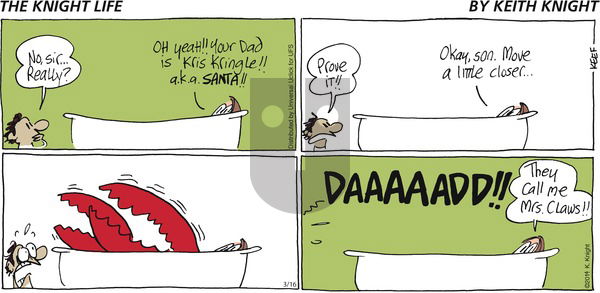 The Knight Life on Tuesday October 14, 2025 Comic Strip